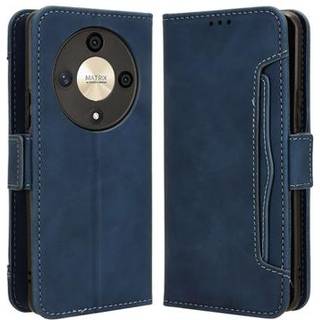 Honor Magic6 Lite/X9b Pung Cover med Kortholder - Blå