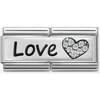 Nomination Silver Love Double Plate Charm