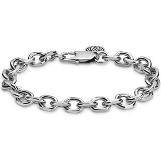 Essentials | 8 mm Sølvfarvet Ankerkæde Armbånd