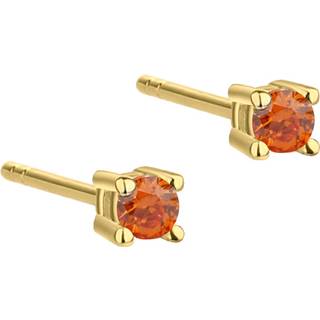 MINI KAYA ORANGE EARSTUD | GOLDEN