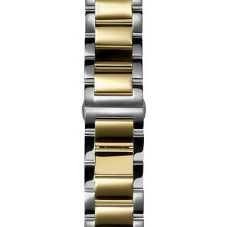 18mm Sølvfarvet & Guldfarvet Urrem i Rustfrit Stål – Quick Release