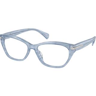 Ralph by Ralph Lauren RA7161U 6156 55 Briller Kvinder Blue - Transparent Blue Horn - 55mm