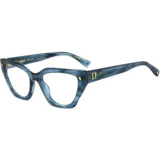 Dsquared2 Kvinde D2 0117 38I Optiske stel Acetat Blå Cat Eye