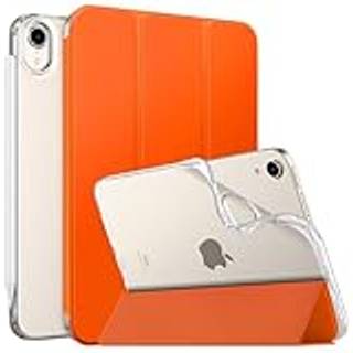 Moko Case Fit New iPad Mini 6 2021 (6. generation 8,3 tommer) Bl?d TPU -gennemsigtig frostet bagcover Slim Smart Shell Stand Folio Case til iPad