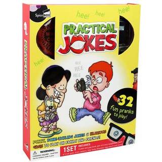 SpiceBox Prank Toys Kit til b?rn med praktisk joke bog whoopie pude dinosaur?g narre tyggegummi og mere aldersomr?de 8+