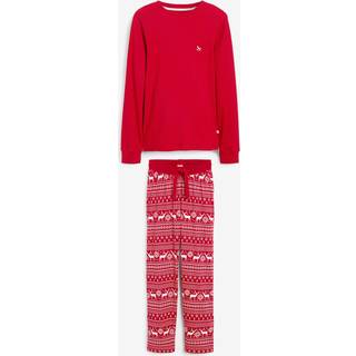 The Little Tailor The Little Tailor Herre Rensdyr Jul Fair Isle Pattern Pyjamas