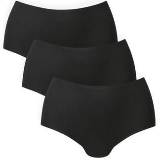 Anita 3-pak Essentials High Waisted Briefs - Black - L/XL