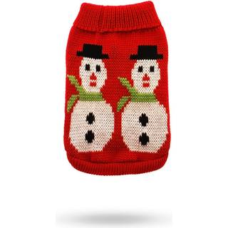 Strikket Julesweater Snemand - Størrelse 25