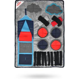 Puppia Puptropolis-Gray & Navy-M (Paud-NW1867-GN-M)