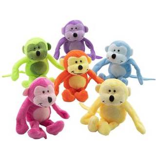 Neonfyllda djurmor - leksaker och festgudar - 12 stycken