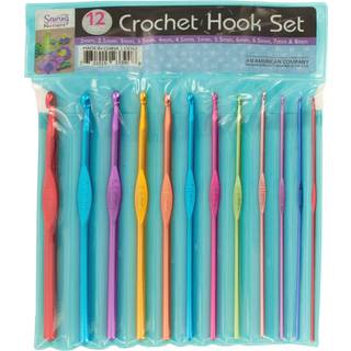 Kole importerer OS162 aluminium hæklet krog sæt flerfarvet