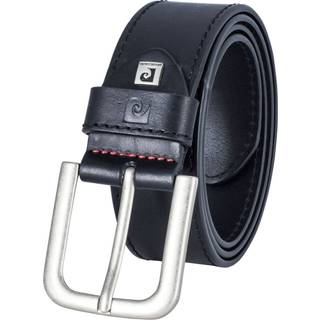 Pierre Cardin Herren Gürtel schwarz Glattleder