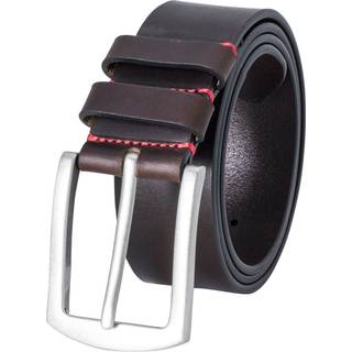 Pierre Cardin Herren Gürtel braun Glattleder