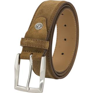 Lindenmann Herren Gürtel braun Veloursleder
