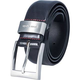Pierre Cardin Herren Gürtel schwarz Glattleder