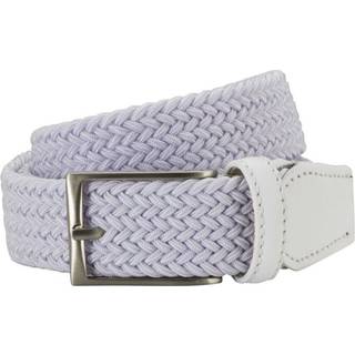 Lindenmann Herren Gürtel weiß Textil