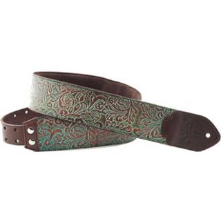 RightOnStraps Leathercraft Blackguard Guitarremmen Teal