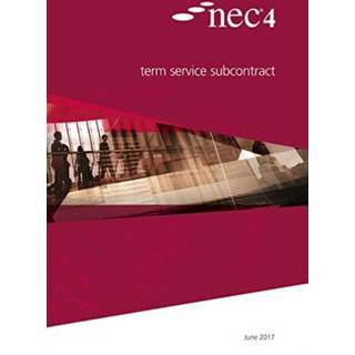 NEC4: Term Service Subcontract