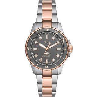 Fossil Blue ES5348 - Dame - 36 mm - Analog - Quartz - Mineralglas