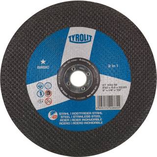 Skrubskive Basic 27C ø178×6 A30Q-BF