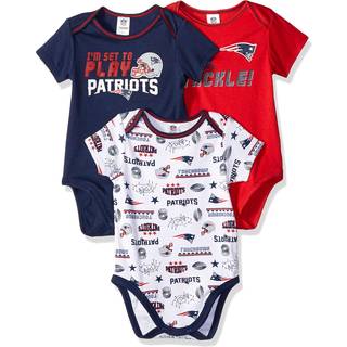 Gerber Unisex Baby Baby Boys NFL 3 Pack Short Sleeve Onesie Bodysuit Team Color 3-6 m?neder