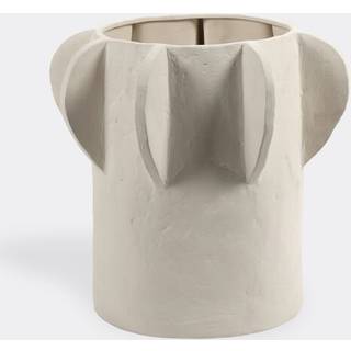 Serax Vases - 'Molly 01' flower pot, beige, medium in BEIGE stoneware