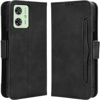Motorola Moto G54 Pung Cover med Kortholder - Sort