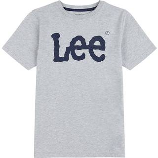 Lee Lee Grey Wobbly Graphic Print T-Shirt