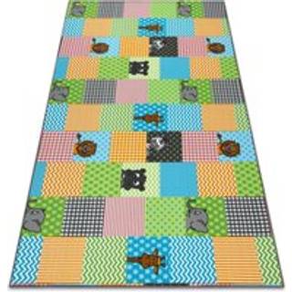 Tæppe til børn ZOO dyr børns 100x400 cm