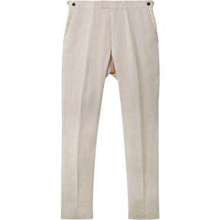 Reiss Reiss Stone Kin Slim Fit Linen Trousers