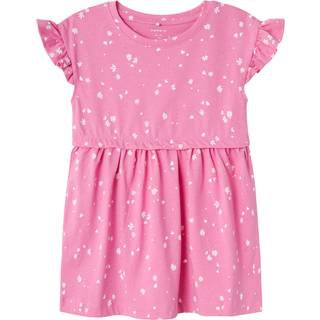 Name It Wild Orchid Print Kjole