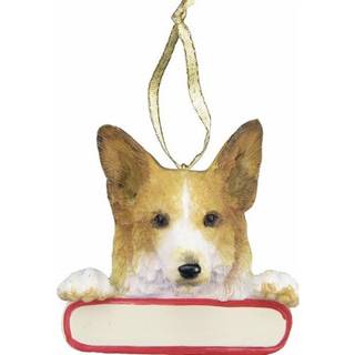 Welsh Corgi Dog Santa's Pal Christmas Ornament