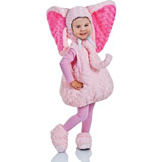 Rosa Plüschelefant Kleinkinderkostüm M