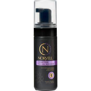 Norvell Venetian Sunless Facial Mousse med bronzer, 1,7 fl oz — Øjeblikkelig, naturligt udseende selvbruner med anti-orange formel