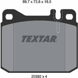 Bremseklodser TEXTAR 2039213