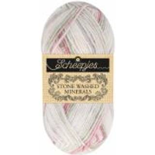 Scheepjes Stone Washed Minerals 902 Malachite Meadow Indhold: 78% bomuld, 22% akryl Vægt/længde: 50g = ca. 130 m Strikkepinde: 3.00-3.50 mm Strikkefasthed: 10 x 10 cm = 24 masker x 32 rækker Pleje: Maskinvask 40°C.