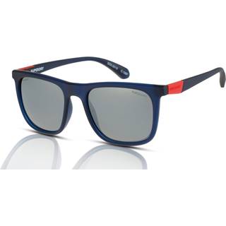 Superdry SDS 5016 Polarized 06P 54 Solbriller Mænd Blue - Red - 54mm