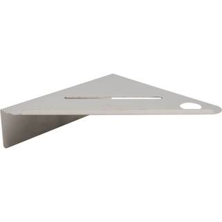 Beslag Design Base Corner Shelf Brushed Stainless - Opbevaring & Hylder Stål Rustfrit stål - 606072-41