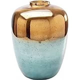 KARE dekorativ vase Lizy Shine Multi, højde 41 cm, håndlavet glas