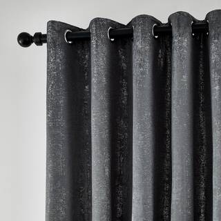 Helena Springfield Helena Springfield Gunmetal Grey Roma Lined Eyelet Curtains