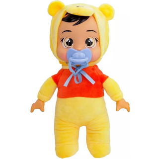 Cry Babies Disney 9 """" Plush Baby Doll Tiny Cuddles inspirerade av Disney Pooh som gråter riktiga tårar för barn i åldern 18 månader och uppåt
