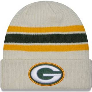 Green Bay Packers NFL Light Beige Cuff Knit Beanie Hat newera adult unisex Cream newera adult unisex Cream newera adult unisex Cream newera adult unis - Osfm