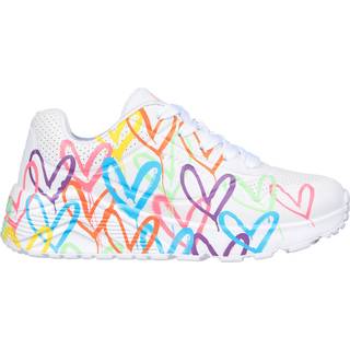 JGoldcrown Uno Lite - Spread the Love Sneakers, WMN White/Multicolor, 36