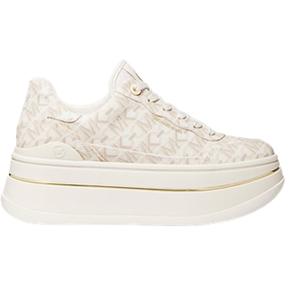 MK Hayes Empire Signature Logo Platform Trainers - Natural - Michael Kors - EU 36