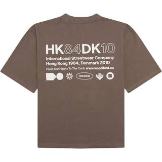Woodbird - Juno Hkdk Tee - T-shirts til damer - Brown - S