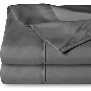 Bare hjem dronning fladt ark - premium 1800 ultra -blød topark - hotel luksus - dobbelt børstet - let pleje - 2 dronning flade ark (dronning - 2