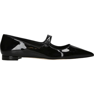 Manolo Blahnik Campari patent leather Mary Jane flats - black - EU 42