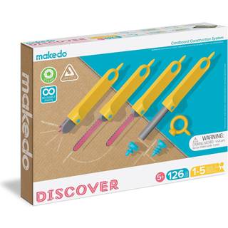 Makedo Discover Kreativ værktøj og tilbehør til byg-selv i pap