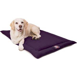 24 """" Villa Aubergine Purple Crate Dog Bed Mat av majestätiska husdjursprodukter