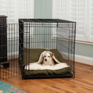 Snoozer Cozy Cave Crate Pet Bed Medium - Oliven